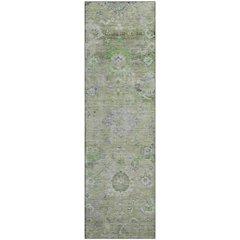 Premium Machine Washable Mayfield AMF1107 Mint 2'3" x 7'6" Runner Rug