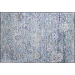 Premium Machine Washable Mayfield AMF1107 Sky 1'8" x 2'6" Rug