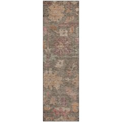 Premium Machine Washable Mayfield AMF1108 Brown 2'3" x 7'6" Runner Rug