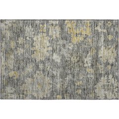 Premium Machine Washable Mayfield AMF1108 Gray 1'8" x 2'6" Rug