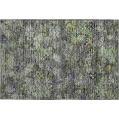 Premium Machine Washable Mayfield AMF1109 Green 1'8" x 2'6" Rug