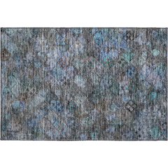 Premium Machine Washable Mayfield AMF1109 Teal 1'8" x 2'6" Rug