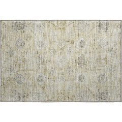 Premium Machine Washable Mayfield AMF1110 Beige 1'8" x 2'6" Rug