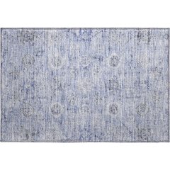 Premium Machine Washable Mayfield AMF1110 Blue 1'8" x 2'6" Rug