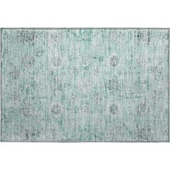 Premium Machine Washable Mayfield AMF1110 Teal 1'8" x 2'6" Rug