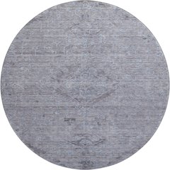Premium Machine Washable Mayfield AMF1111 Blue 8' x 8' Round Rug
