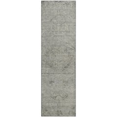 Premium Machine Washable Mayfield AMF1111 Pewter 2'3" x 7'6" Runner Rug