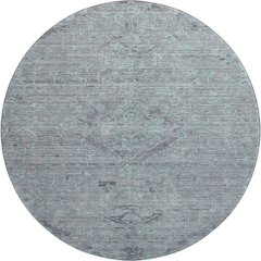 Premium Machine Washable Mayfield AMF1111 Teal 8' x 8' Round Rug