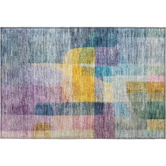 Premium Machine Washable Mayfield AMF1113 Blue 1'8" x 2'6" Rug