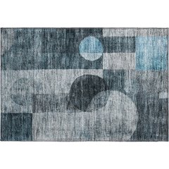 Premium Machine Washable Mayfield AMF1114 Teal 1'8" x 2'6" Rug