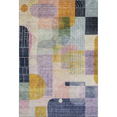 Premium Machine Washable Mayfield AMF1116 Plum 2'6" x 3'10" Rug