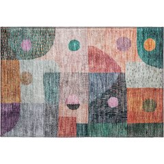 Premium Machine Washable Mayfield AMF1117 Orange 1'8" x 2'6" Rug