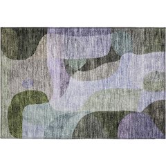 Premium Machine Washable Mayfield AMF1119 Olive 1'8" x 2'6" Rug