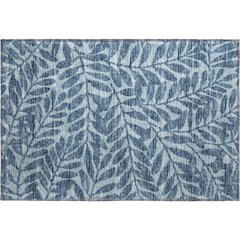 Premium Machine Washable Mayfield  Blue 1'8" x 2'6" Rug
