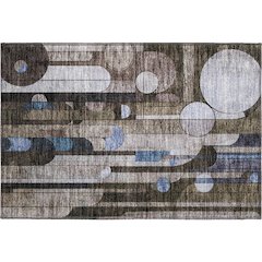 Premium Machine Washable Mayfield AMF1125 Brown 1'8" x 2'6" Rug