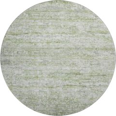 Premium Machine Washable Mayfield AMF1127 Aloe 8' x 8' Round Rug