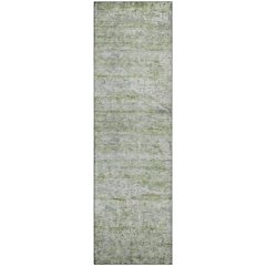 Premium Machine Washable Mayfield AMF1127 Aloe 2'3" x 7'6" Runner Rug