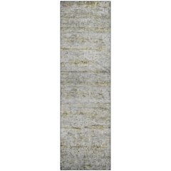Premium Machine Washable Mayfield AMF1127 Taupe 2'3" x 7'6" Runner Rug