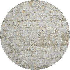 Premium Machine Washable Mayfield AMF1128 Taupe 8' x 8' Round Rug