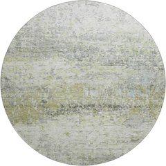 Premium Machine Washable Mayfield AMF1129 Aloe 8' x 8' Round Rug