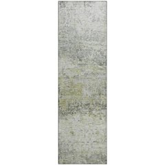 Premium Machine Washable Mayfield AMF1129 Aloe 2'3" x 7'6" Runner Rug