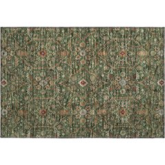Premium Machine Washable Mayfield AMF1130 Emerald 1'8" x 2'6" Rug