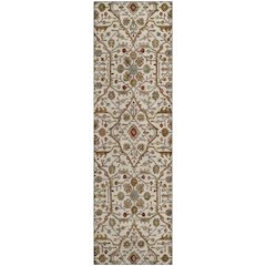 Premium Machine Washable Mayfield AMF1130 Ivory 2'3" x 7'6" Runner Rug