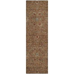 Premium Machine Washable Mayfield AMF1130 Paprika 2'3" x 7'6" Runner Rug