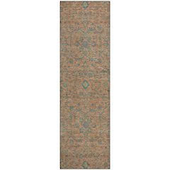 Premium Machine Washable Mayfield AMF1131 Coral 2'3" x 7'6" Runner Rug