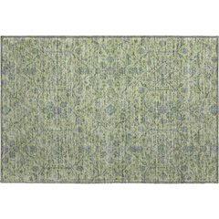 Premium Machine Washable Mayfield AMF1131 Lime 1'8" x 2'6" Rug