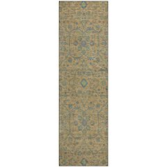 Premium Machine Washable Mayfield AMF1131 Orange 2'3" x 7'6" Runner Rug