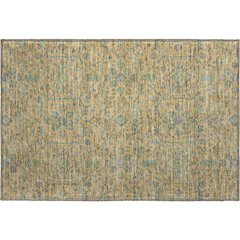 Premium Machine Washable Mayfield AMF1131 Orange 1'8" x 2'6" Rug