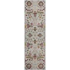 Premium Machine Washable Mayfield AMF1132 Ivory 2'3" x 7'6" Runner Rug