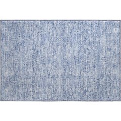 Premium Machine Washable Mayfield AMF1133 Denim 1'8" x 2'6" Rug