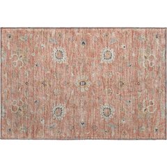 Premium Machine Washable Mayfield AMF1137 Pink 1'8" x 2'6" Rug