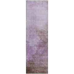 Premium Machine Washable Mayfield AMF1138 Lavender 2'3" x 7'6" Runner Rug