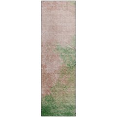 Premium Machine Washable Mayfield AMF1138 Pink 2'3" x 7'6" Runner Rug