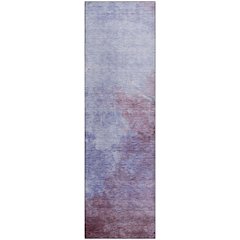 Premium Machine Washable Mayfield AMF1138 Purple 2'3" x 7'6" Runner Rug