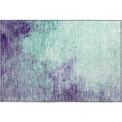 Premium Machine Washable Mayfield AMF1138 Seafoam 1'8" x 2'6" Rug