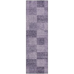 Premium Machine Washable Mayfield AMF1139 Purple 2'3" x 7'6" Runner Rug