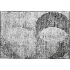 Premium Machine Washable Mayfield AMF1140 Gray 1'8" x 2'6" Rug