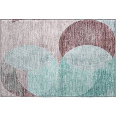 Premium Machine Washable Mayfield AMF1140 Teal 1'8" x 2'6" Rug