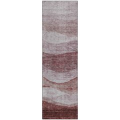 Premium Machine Washable Mayfield AMF1141 Blush 2'3" x 7'6" Runner Rug