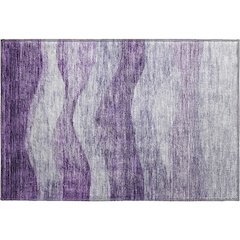 Premium Machine Washable Mayfield AMF1141 Lavender 1'8" x 2'6" Rug