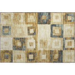 Premium Machine Washable Mayfield AMF1142 Beige 1'8" x 2'6" Rug