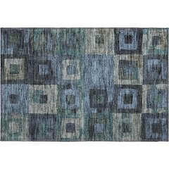 Premium Machine Washable Mayfield AMF1142 Blue 1'8" x 2'6" Rug