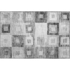 Premium Machine Washable Mayfield AMF1142 Gray 1'8" x 2'6" Rug