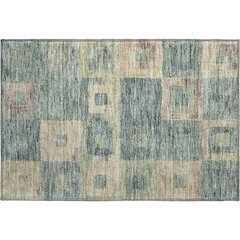 Premium Machine Washable Mayfield AMF1142 Sage 1'8" x 2'6" Rug