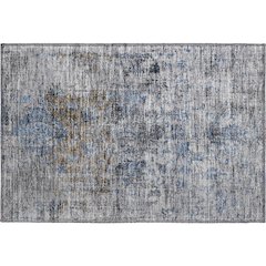 Premium Machine Washable Mayfield AMF1144 Blue 1'8" x 2'6" Rug