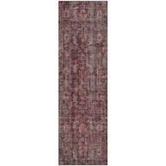 Premium Machine Washable Mayfield AMF1145 Pink 2'3" x 7'6" Runner Rug